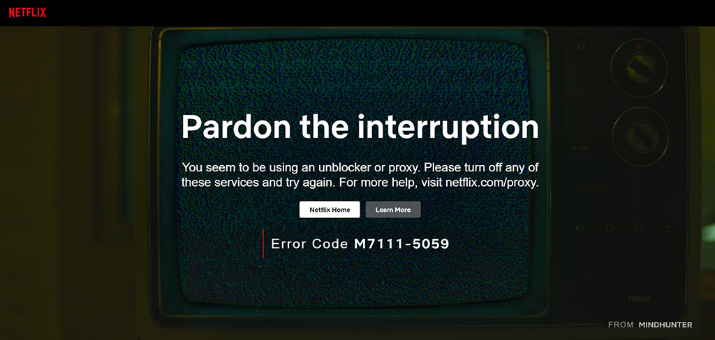 Netflix Error M7111-5059