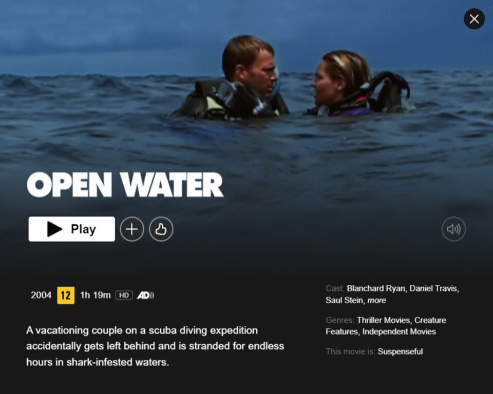 Open Water on Netflix
