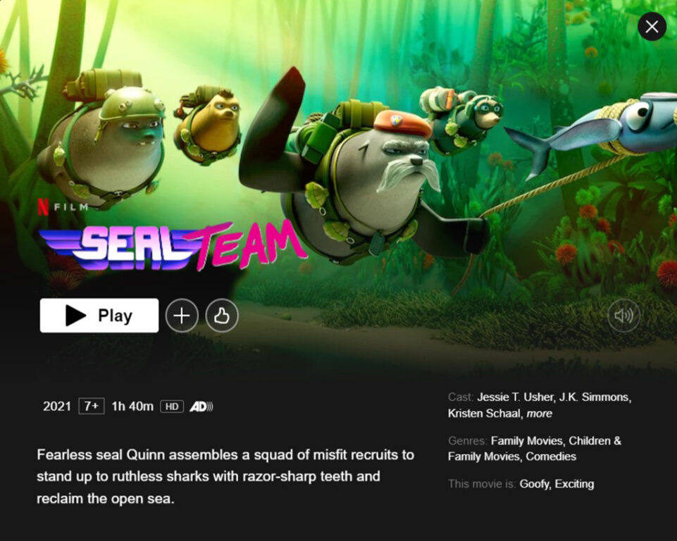 Seal Team on Netflix