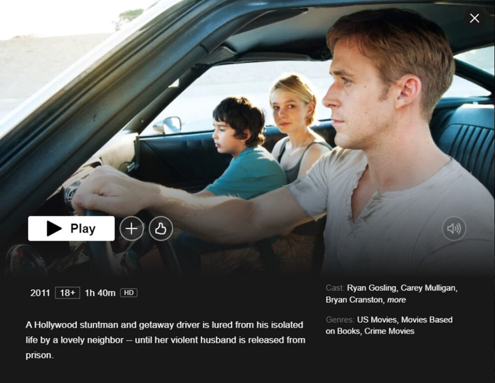 Best Car Movies on Netflix - Drive