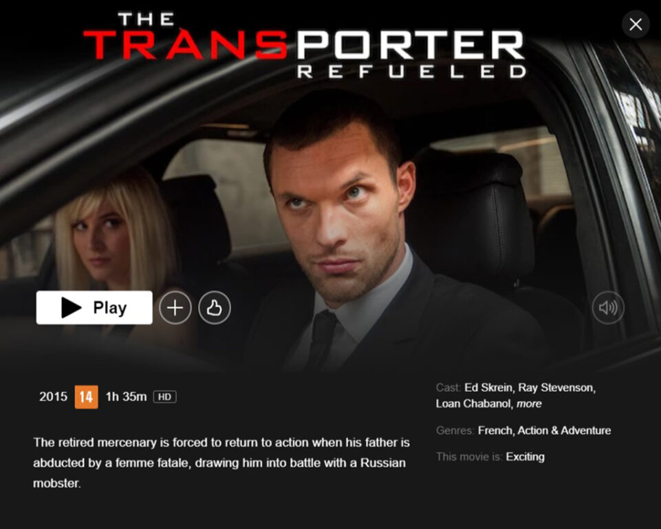 The Transporter Refueled