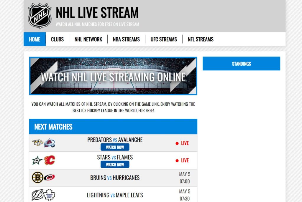 5 Best Sites to Watch NHL Streams for Free