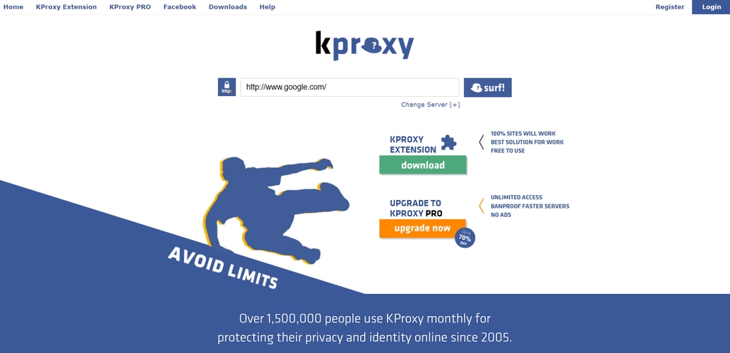 Free Proxy Server List - kproxy