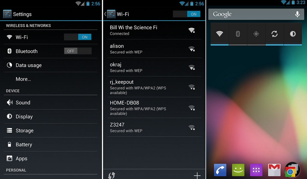 Android wireless network