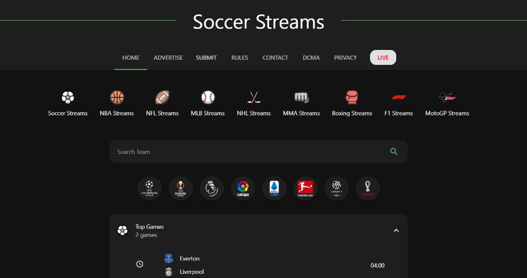 Premier League Stream - Soccer Streams CLub