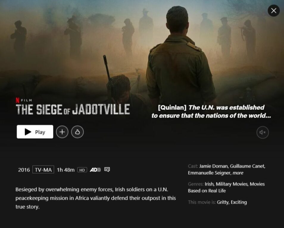 War Movies on Netflix - Jardotville