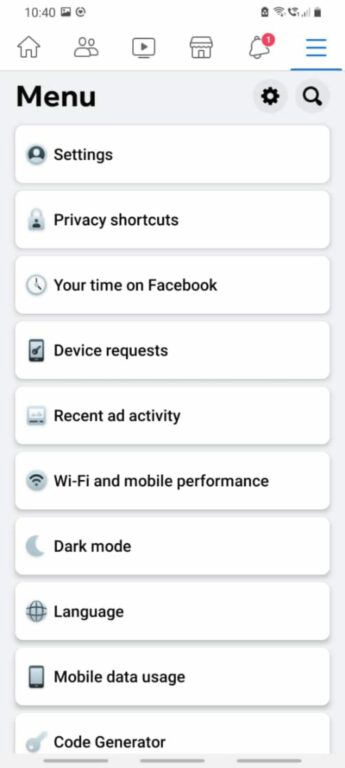 Change Facebook Password (Android)