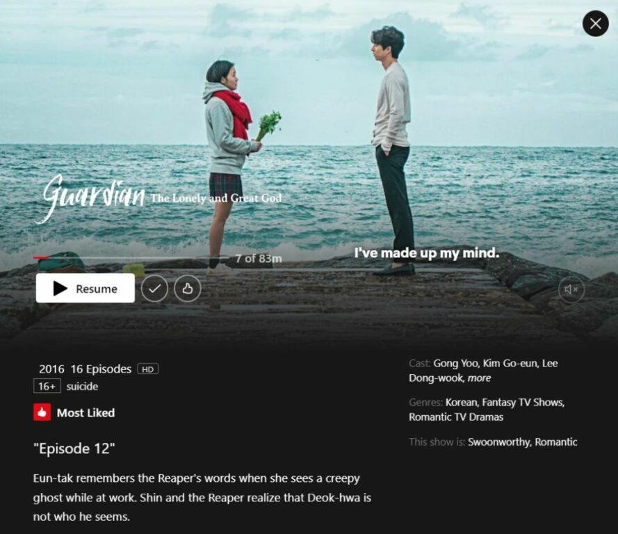 Best KDramas on Netflix - Guardian