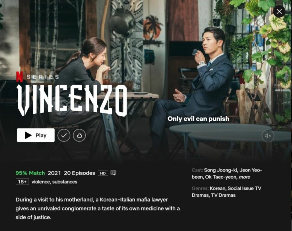 Best KDramas on Netflix - Vincenzo