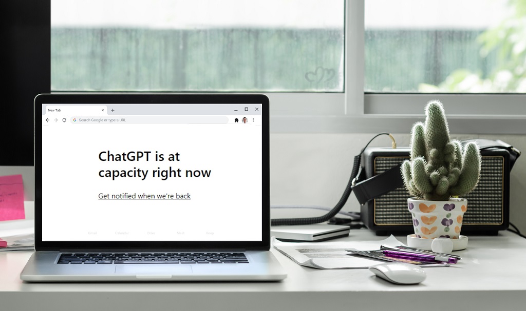ChatGPT is at Capacity Error