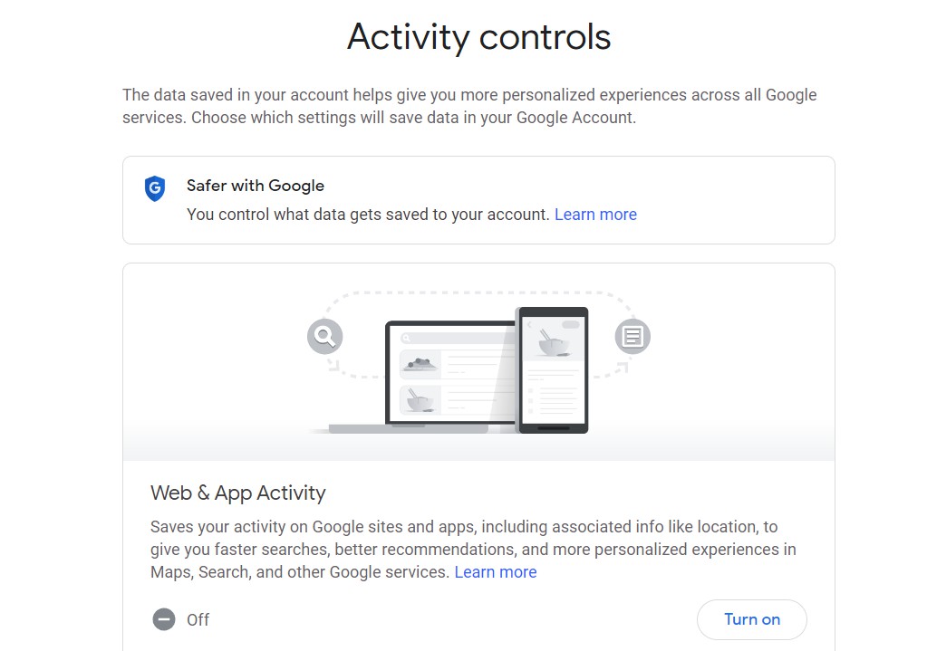You can stop Google from tracking your online activities.