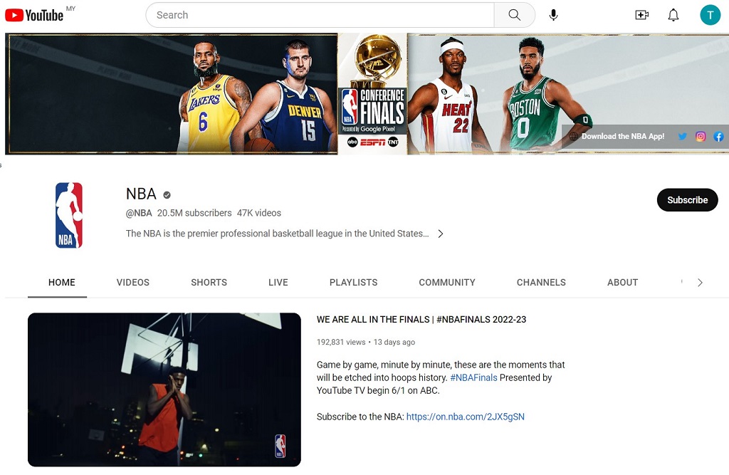 Latest NBA Highlights on official channels