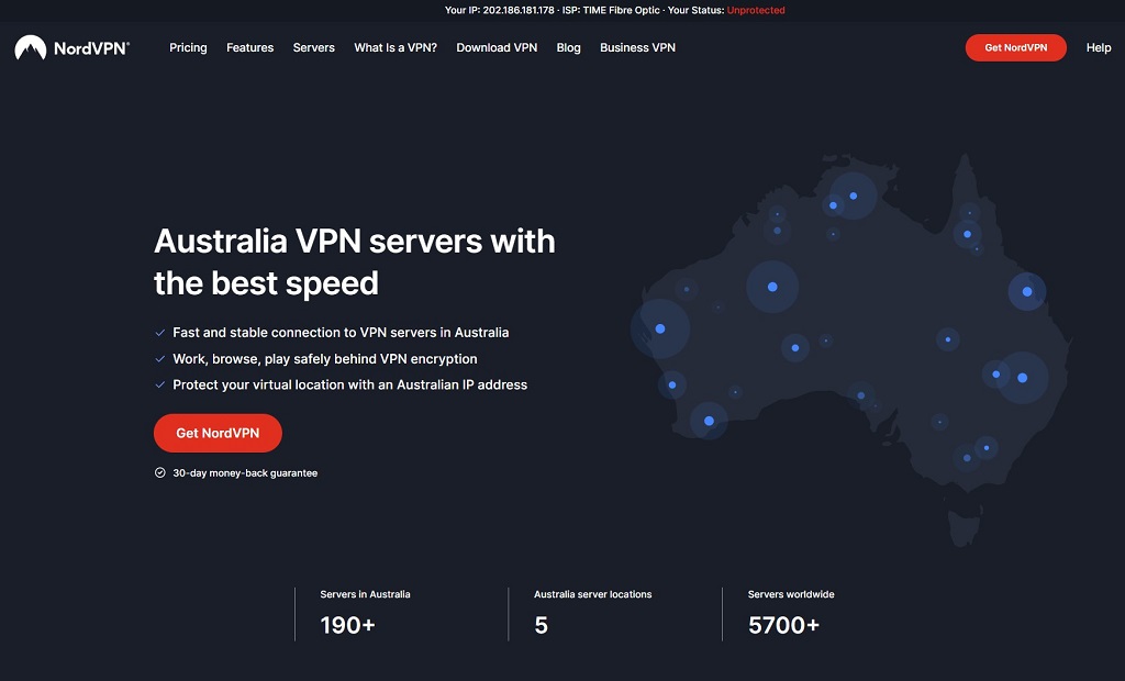 NordVPN - Best VPN for Australia