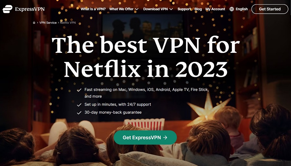 ExpressVPN claims it's the Best VPN for netflix