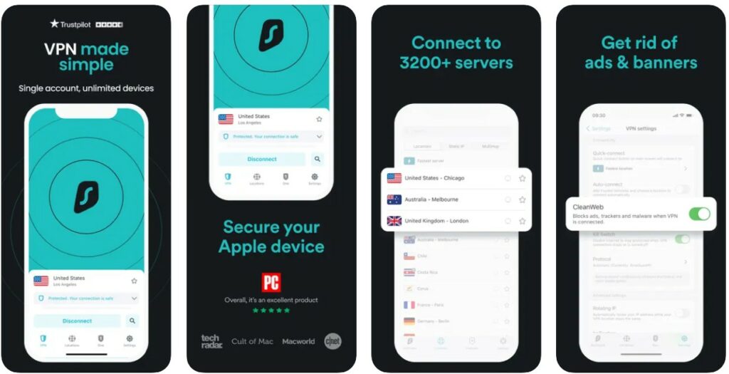 Best VPN for iPhone and iPad - Surfshark VPN offers iPhone and iPad users affordable, comprehensive protection
