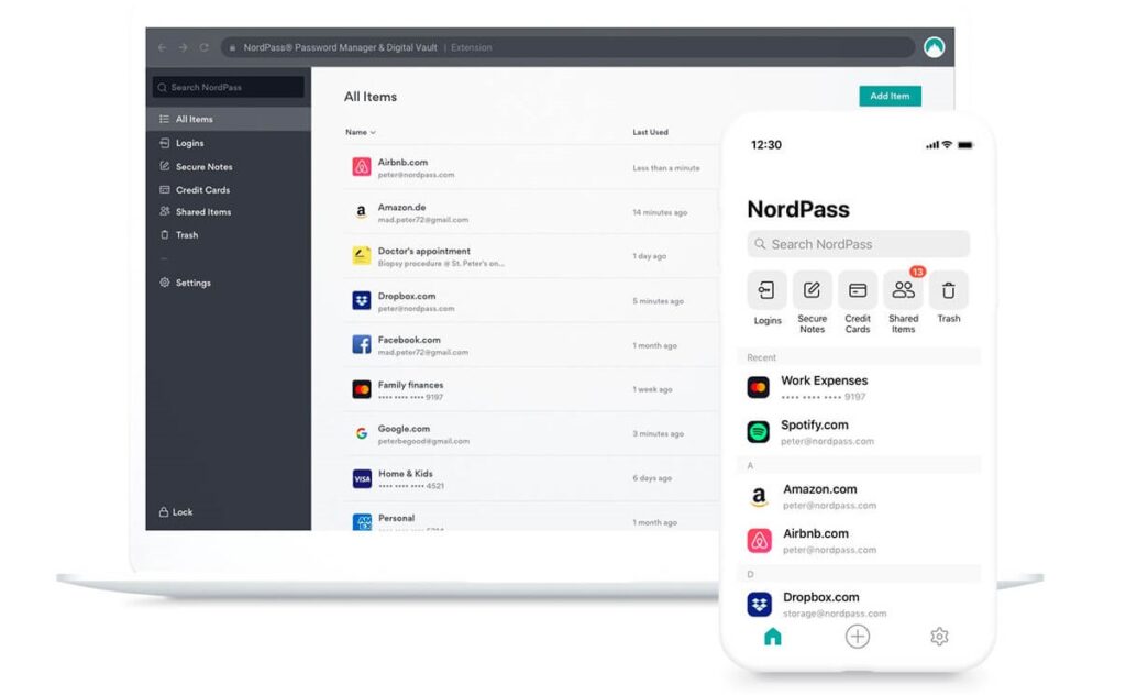 Security Tools for Remote Work - NordPass is simple to use and provides strong password protection.