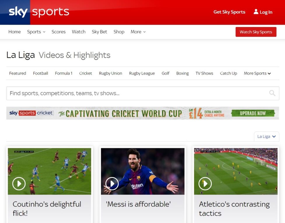 Sky Sports brings you closer to La Liga action with in-depth analysis. (Source: Sky Sports)