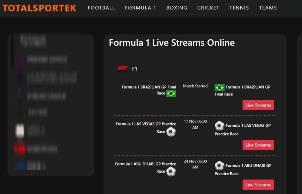 TotalSportek F1 