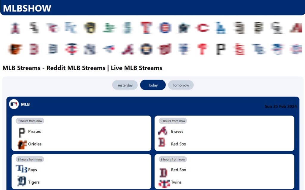 RedditStreams is a community of Reddit users who want to watch live streams of MLB games. 