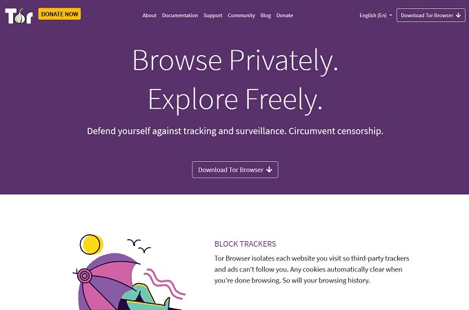 Tor is a web browser that is designed to help users stay anonymous on the Internet