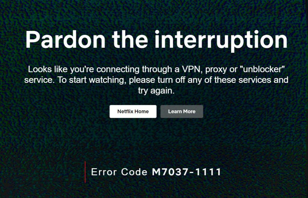 Using the wrong VPN may make you get blocked from your streaming